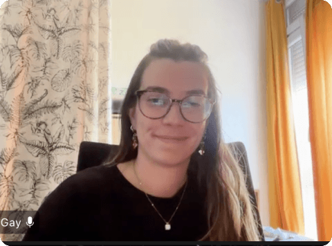 Participante en visio, lunettes